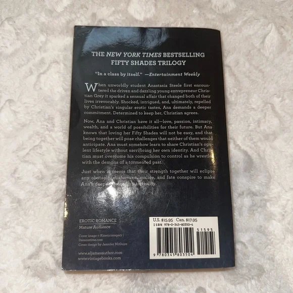 "Fifty Shades Freed by E.L. James - Erotic Romance Novel" - Picture 2 of 2